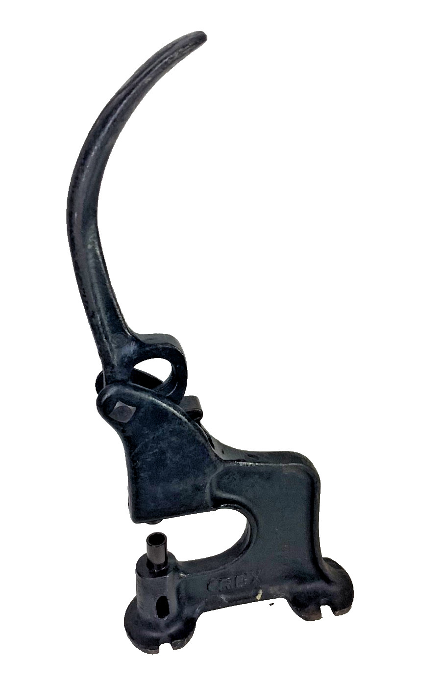 Antique Vintage Rex #27 Cast Iron Hand Rivet Press Punch Leather Work