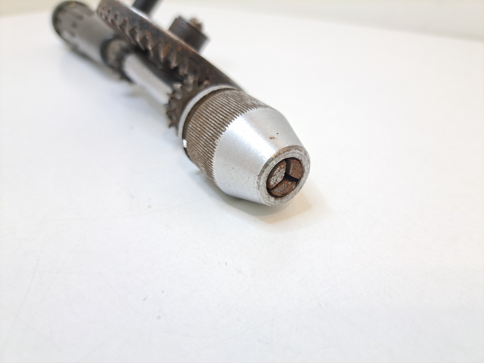 Vintage hand drill USSR hand mechanical tool Made in USSR 1950-60s Working