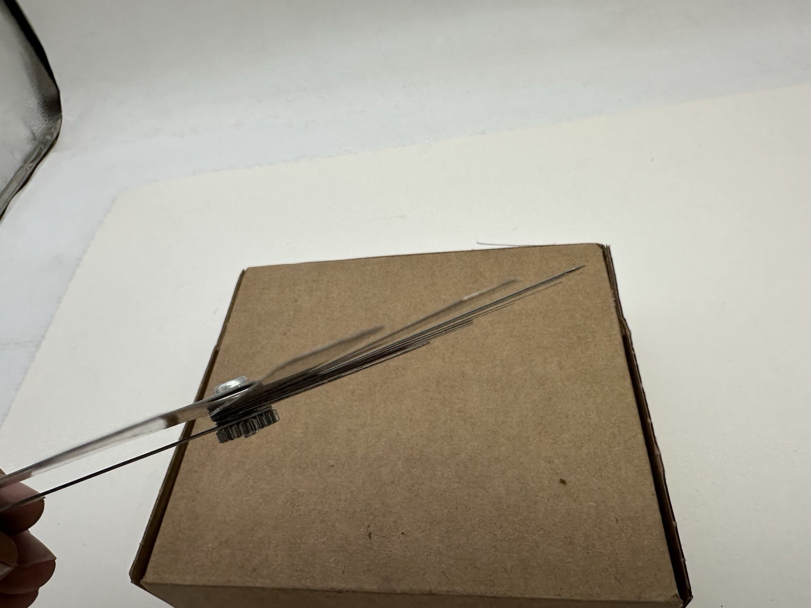 VINTAGE K-D TOOLS NO. 162 BLADE FEELER GAUGE WITH RULER MADE IN USA Nice Shape