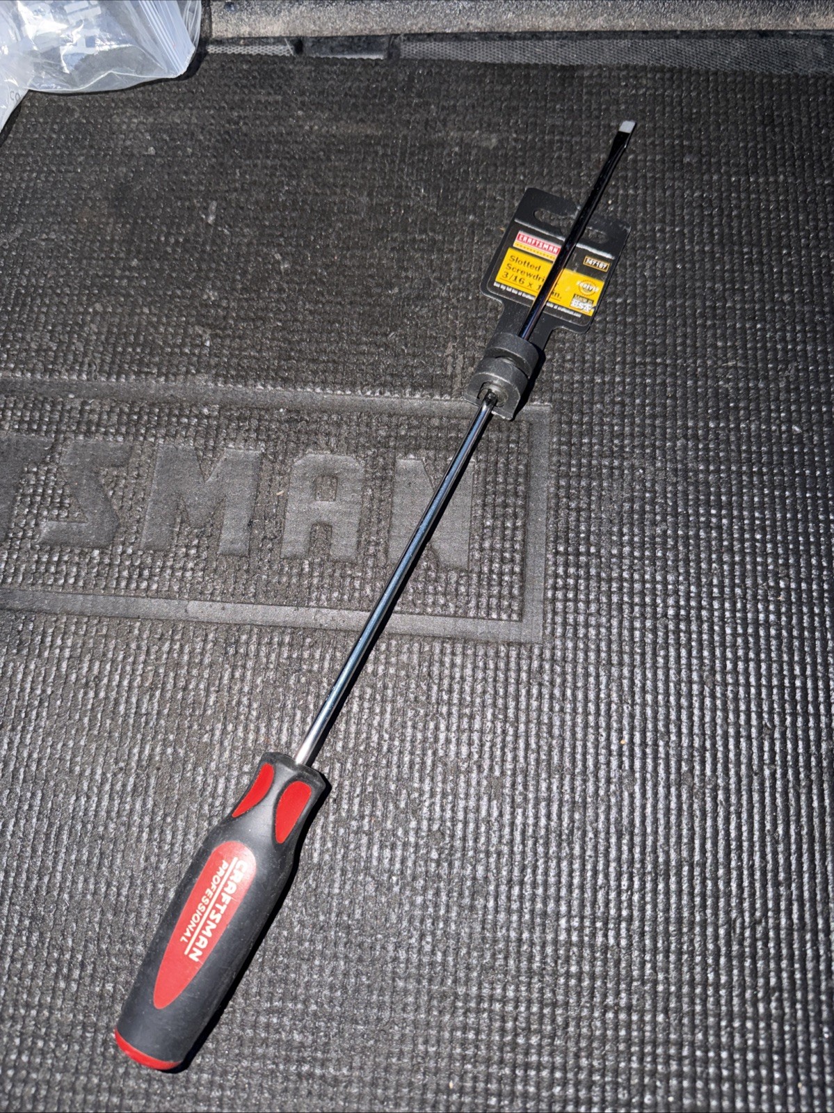 Rare Sears Craftsman Professional Long Cabinet Tip Screwdriver 47167 Flat Blade