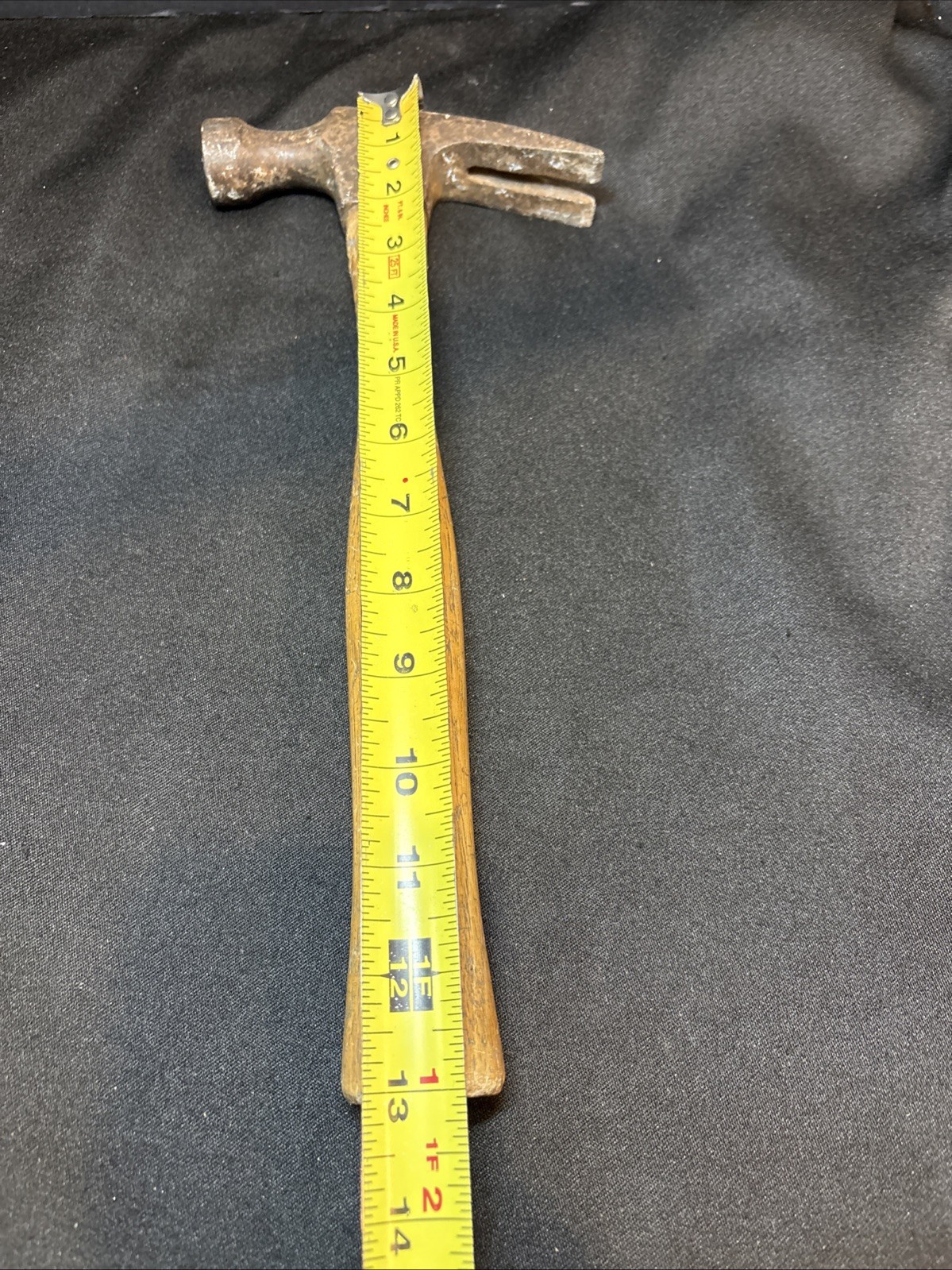 VTG 16 oz. Straight Claw Carpentry Forged Steel Hammer Wooden Handle Great Tool
