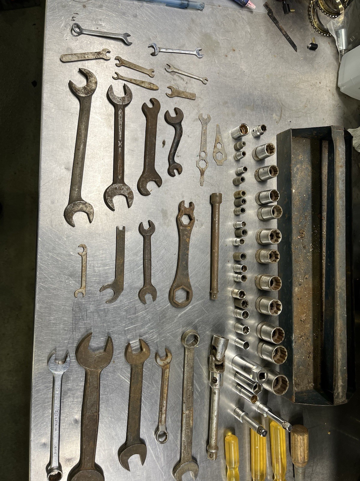 1930’s Tools Walden Worcester Spin Tite Indestro Duro Bell Crescent Barcalo