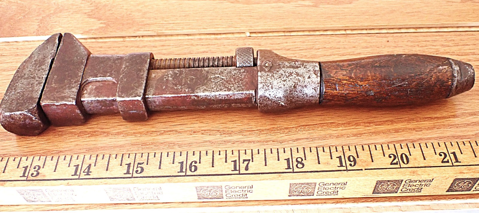 Antique⌛Peck, Stow & Wilcox 10″ Adjustable Monkey Wrench🛠️Southington CT🛠️A