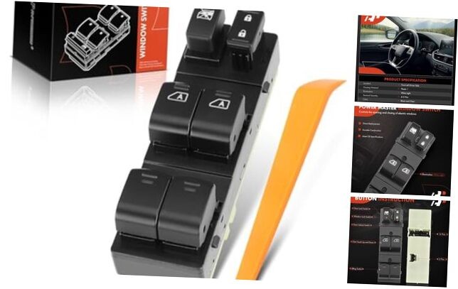 Front Driver Side Master Power Window Switch Compatible with Infiniti G35