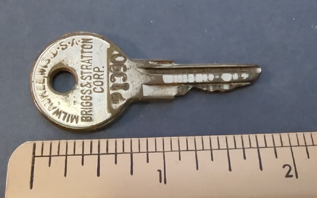 Lot of 3 Vintage Briggs and Stratton BASCO Keys P1390 P1257, and P1107