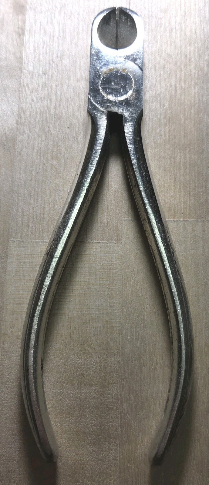 Vintage West Germany Diagonal Cutting Pliers 5 3/4″ Diamond Leaf Pattern