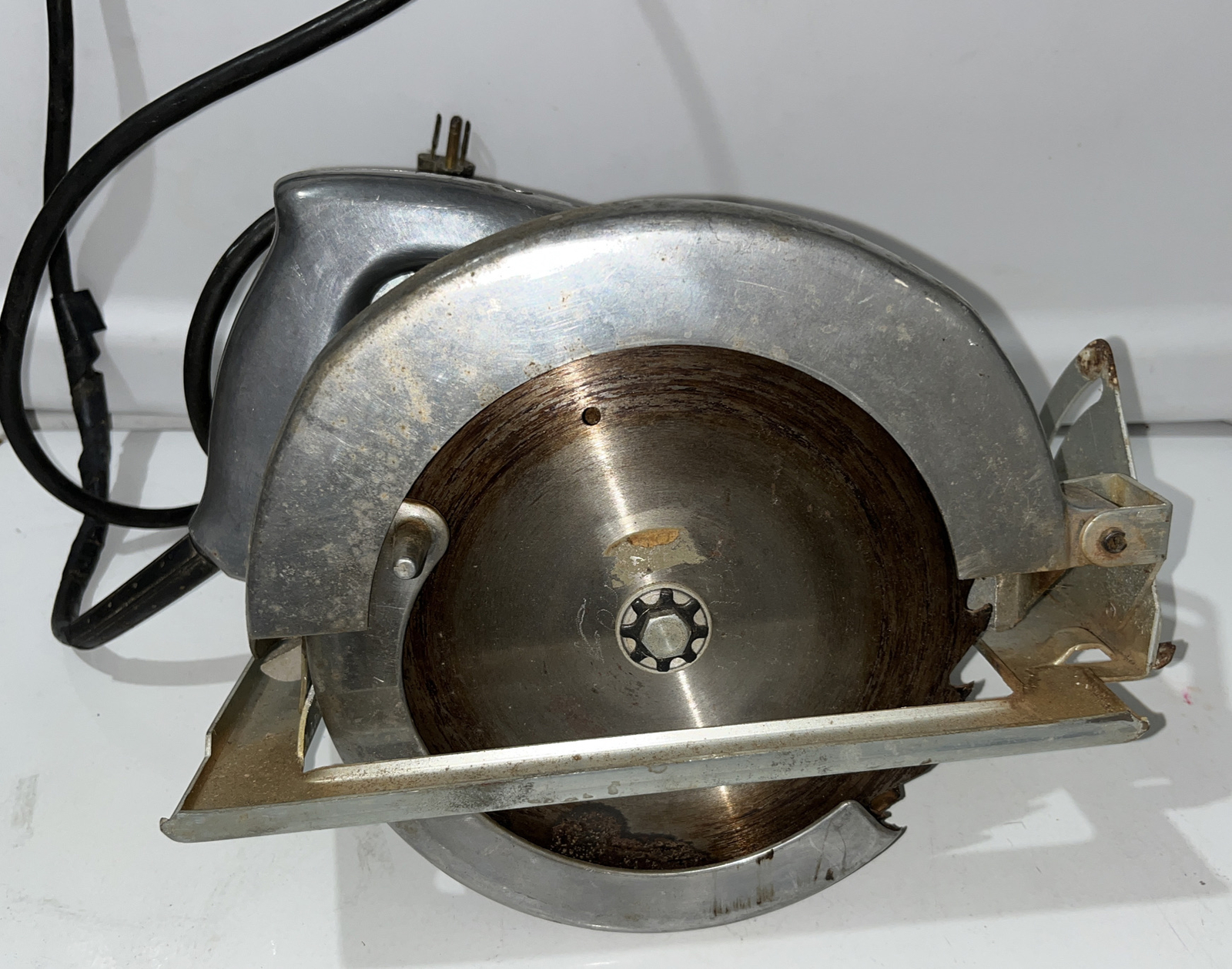 Vtg Ram Tool Fury Circular Saw 7 1/4 Inch 8 Amp Powers On All Metal USA Made