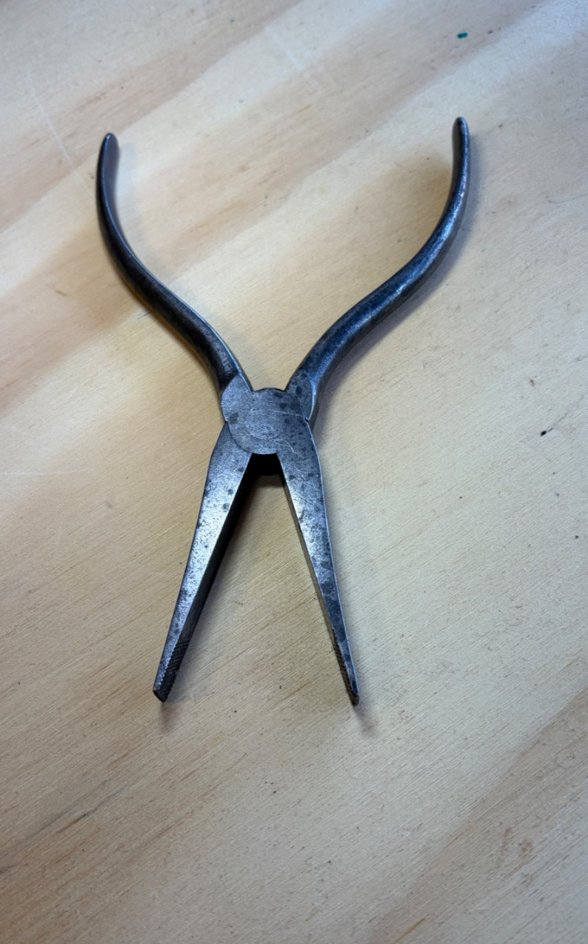 Utica 6 inch duck bill pliers No. 86-6 Made in Utica, NY