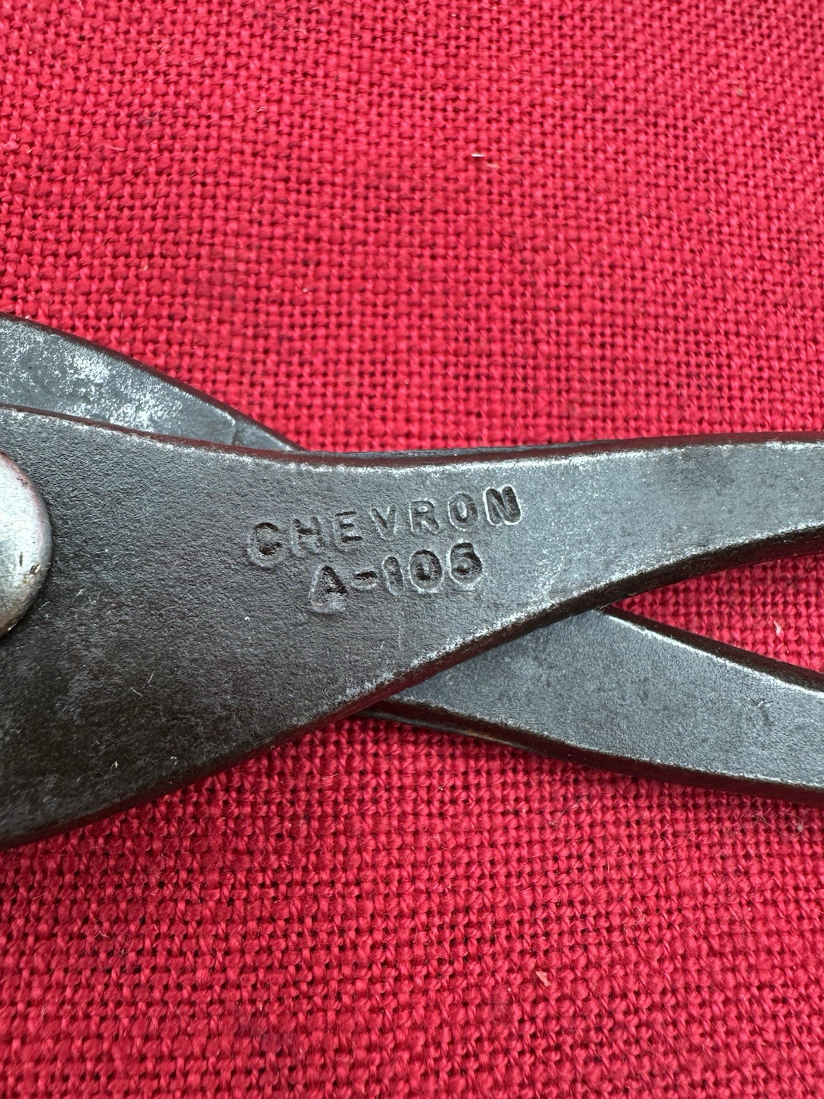 Chevron A-105 Slip Joint Pliers Vintage Used