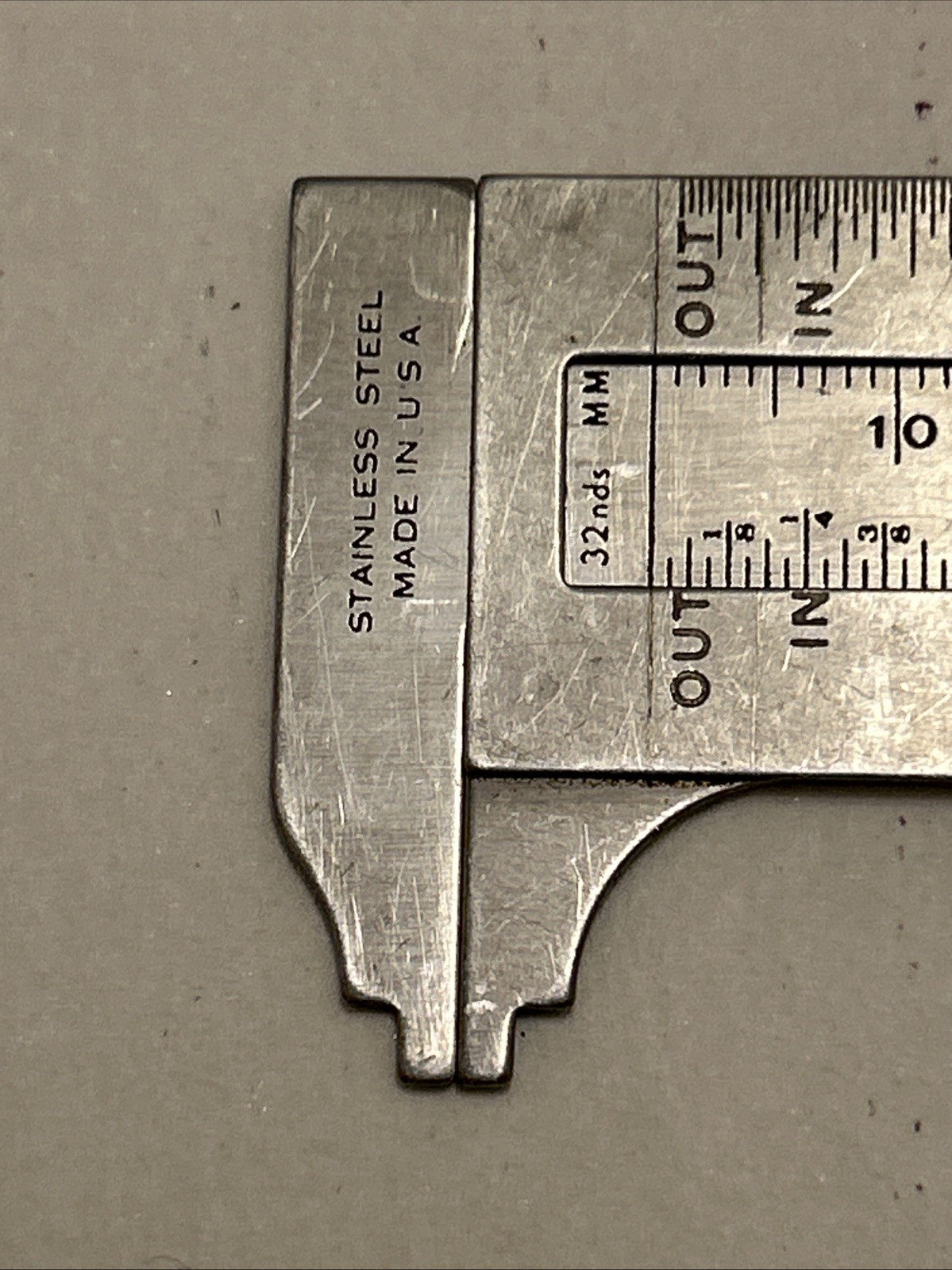Vintage Executive Pocket Chum Sliding 3.5” Caliper Stainless Steel USA