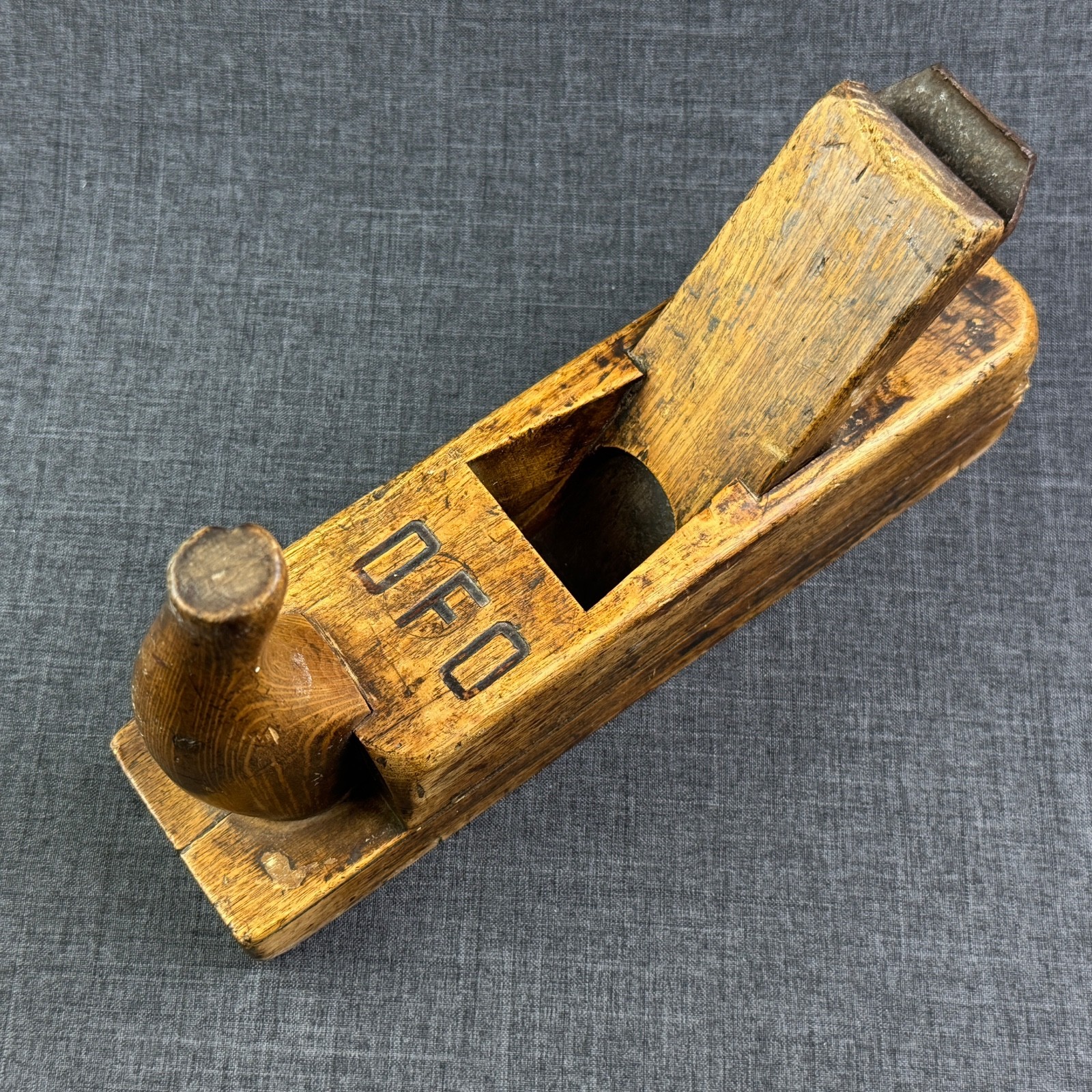 Antique Wooden Hand Plane 1858 Kirschen Werkzeuge Germany Wilhelm Schmitt & Co.