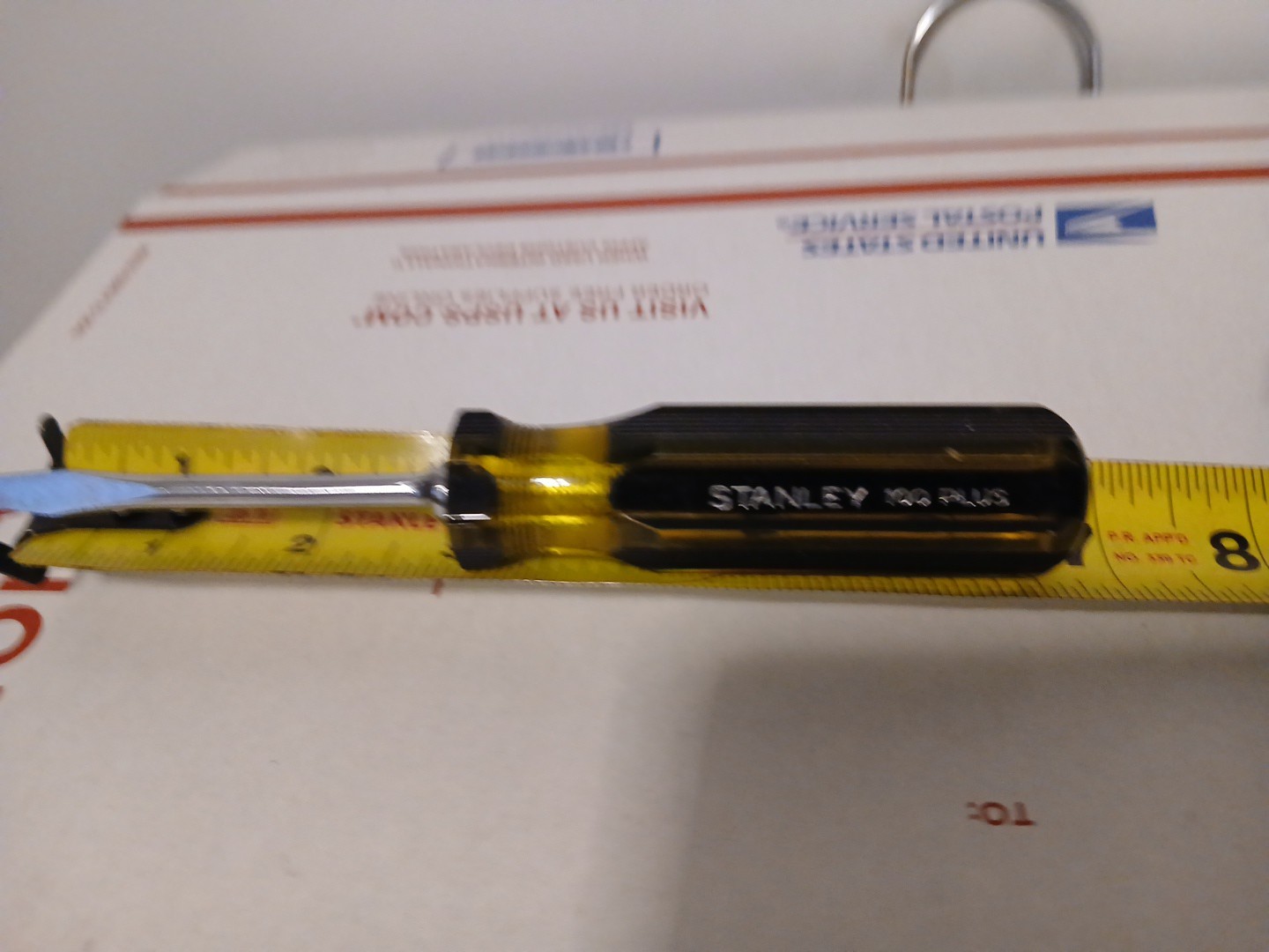 Vintage NOS Stanley 100 plus 3/16” tip x 3” screwdriver 1006-3in (66-163) USA D