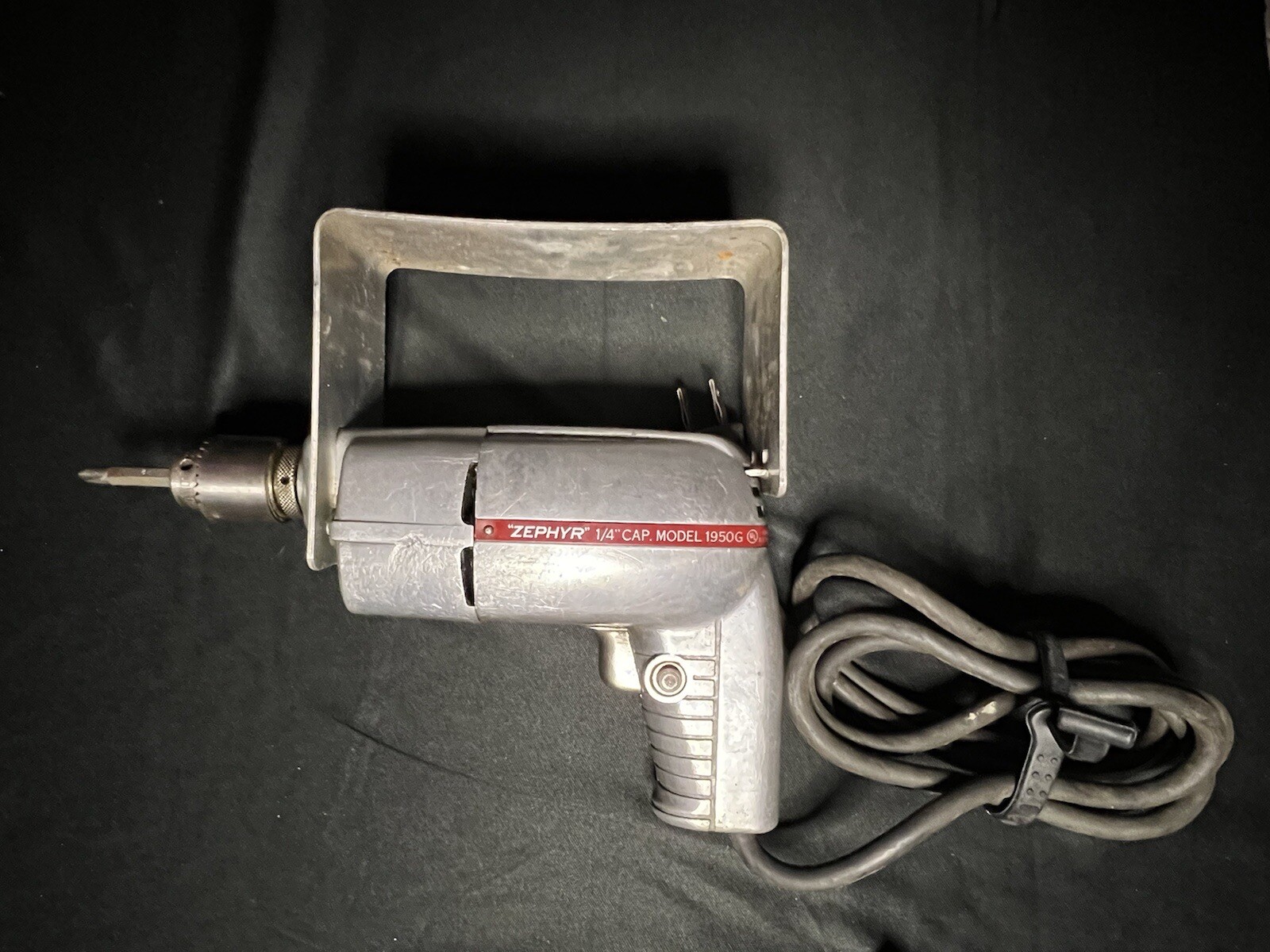 Vintage “ZEPHYR” Model-1950G 1/4″ Electric Drill, PET POWER TOOLS, circa 1952-57
