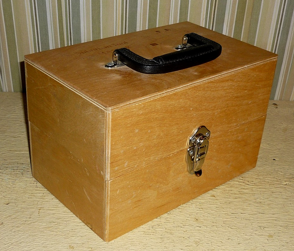 Specialized WOODEN TOOL BOX. Custom Handmade 1/2 ” pine. Sturdy build. 11×6.75×7