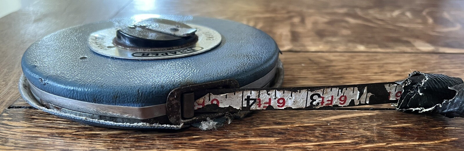 Draper BLUE vintage Tape Measure No 306WR 30m