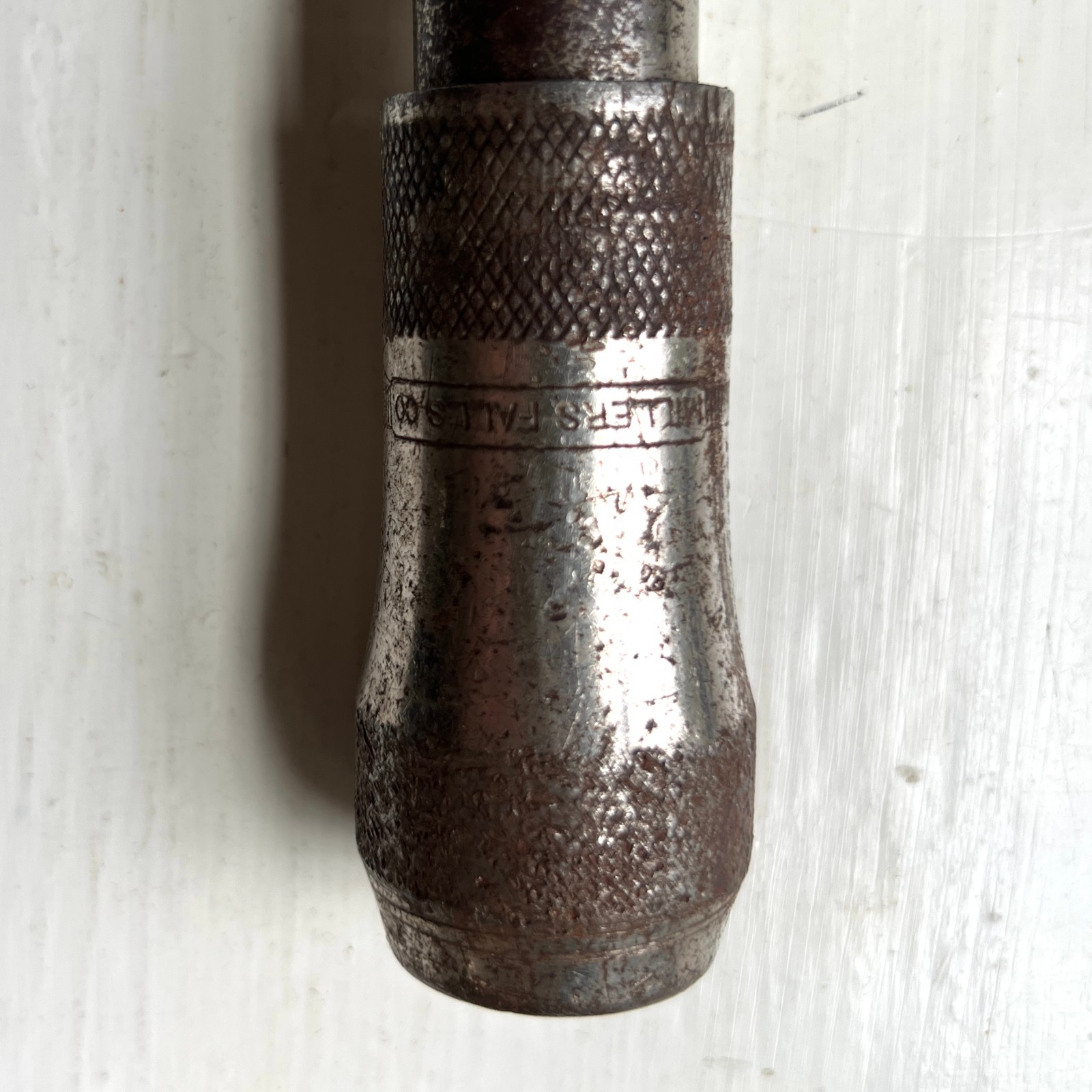 Vintage Millers Falls Hand Brace Ratchet Drill USA Wood Handle & Head 13 in Long