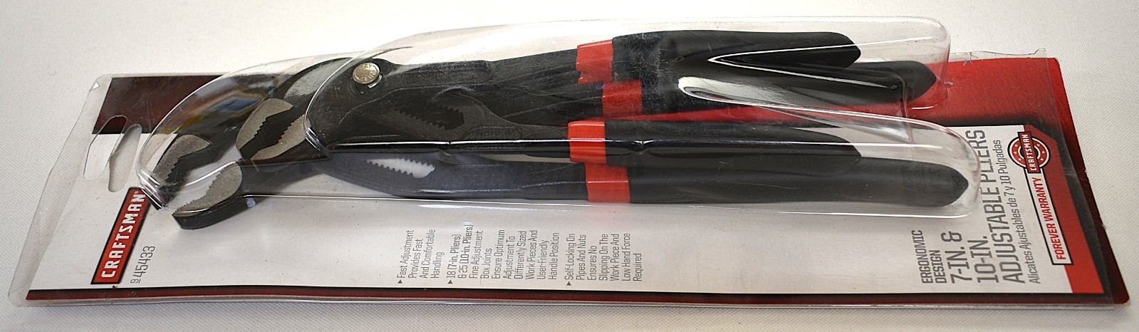 Sears Craftsman Knipex 2pc Plier Set 7″ + 10″ Adjustable Water Pump 45433