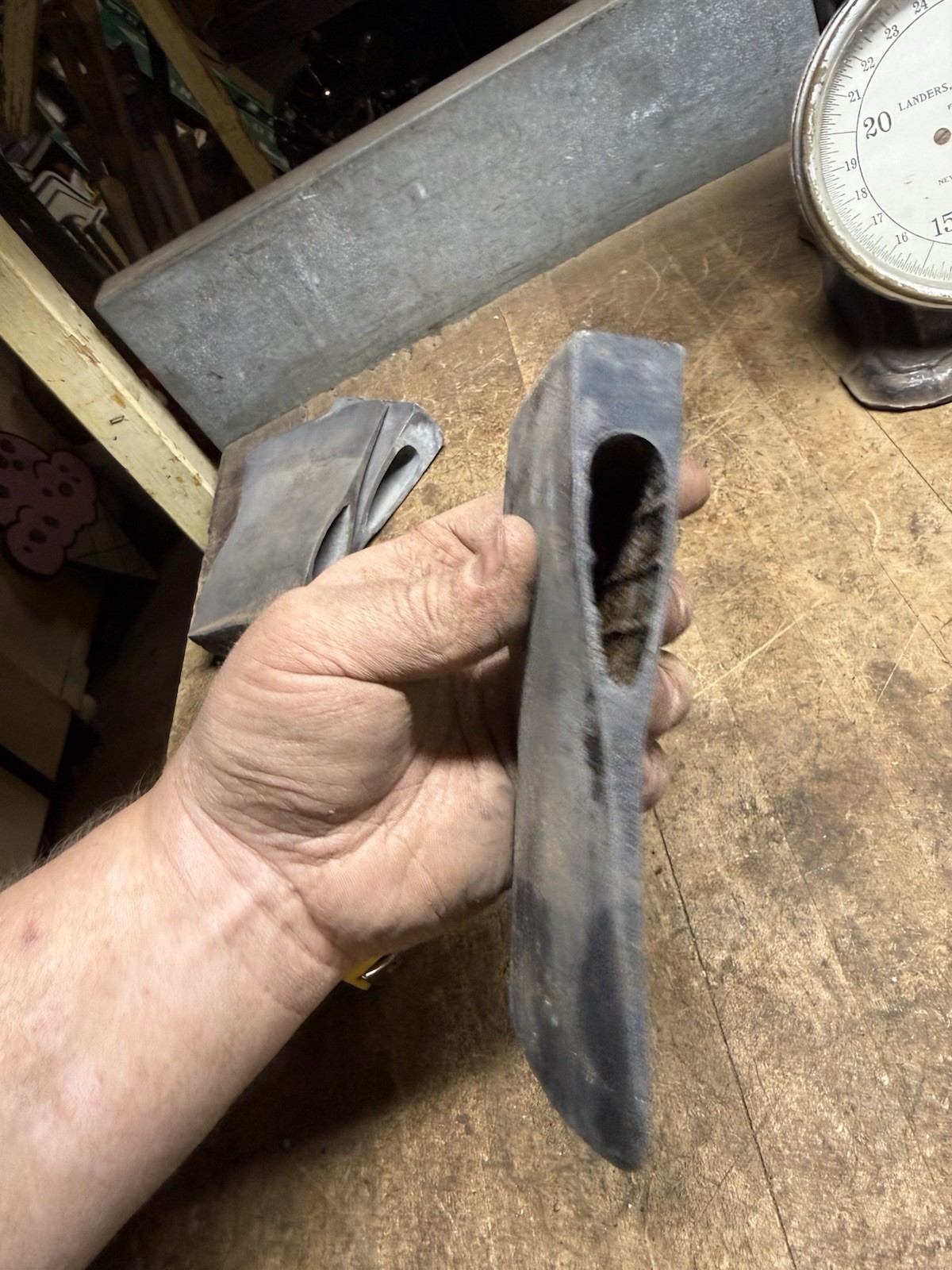 Vintage 2-1/4Lb Hatchet Axe Head Tool Marked Bell System Kelly Ribbed Eye USA