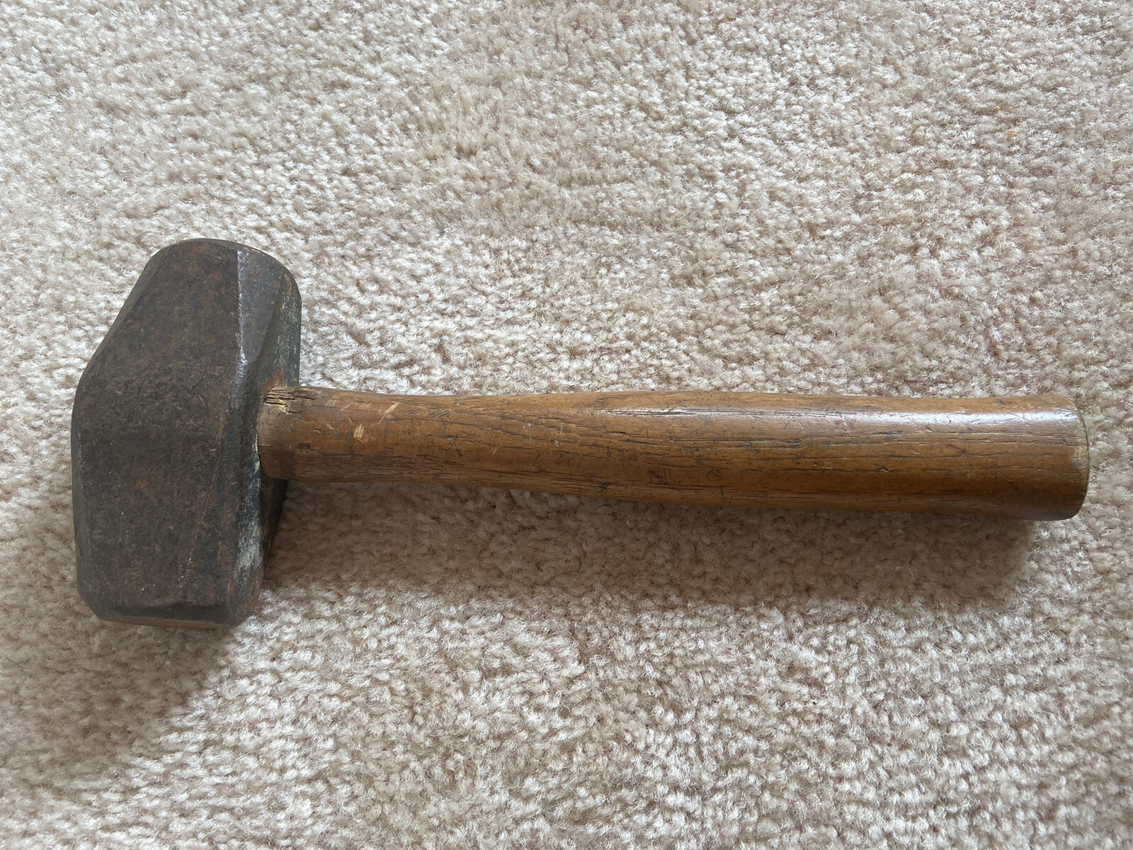 Vintage Sledge Hammer ~ WARREN-TEED ~ Hickory 3 lb, 7 oz.