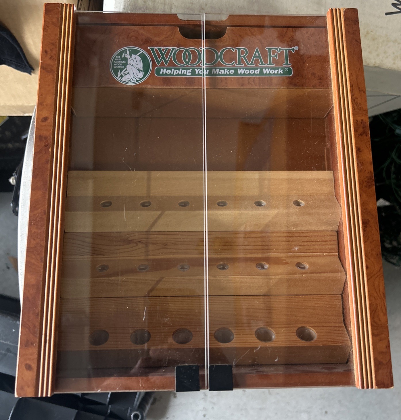 Woodcraft “Helping you Lakewood Work” Bit Holder Possible Store Display