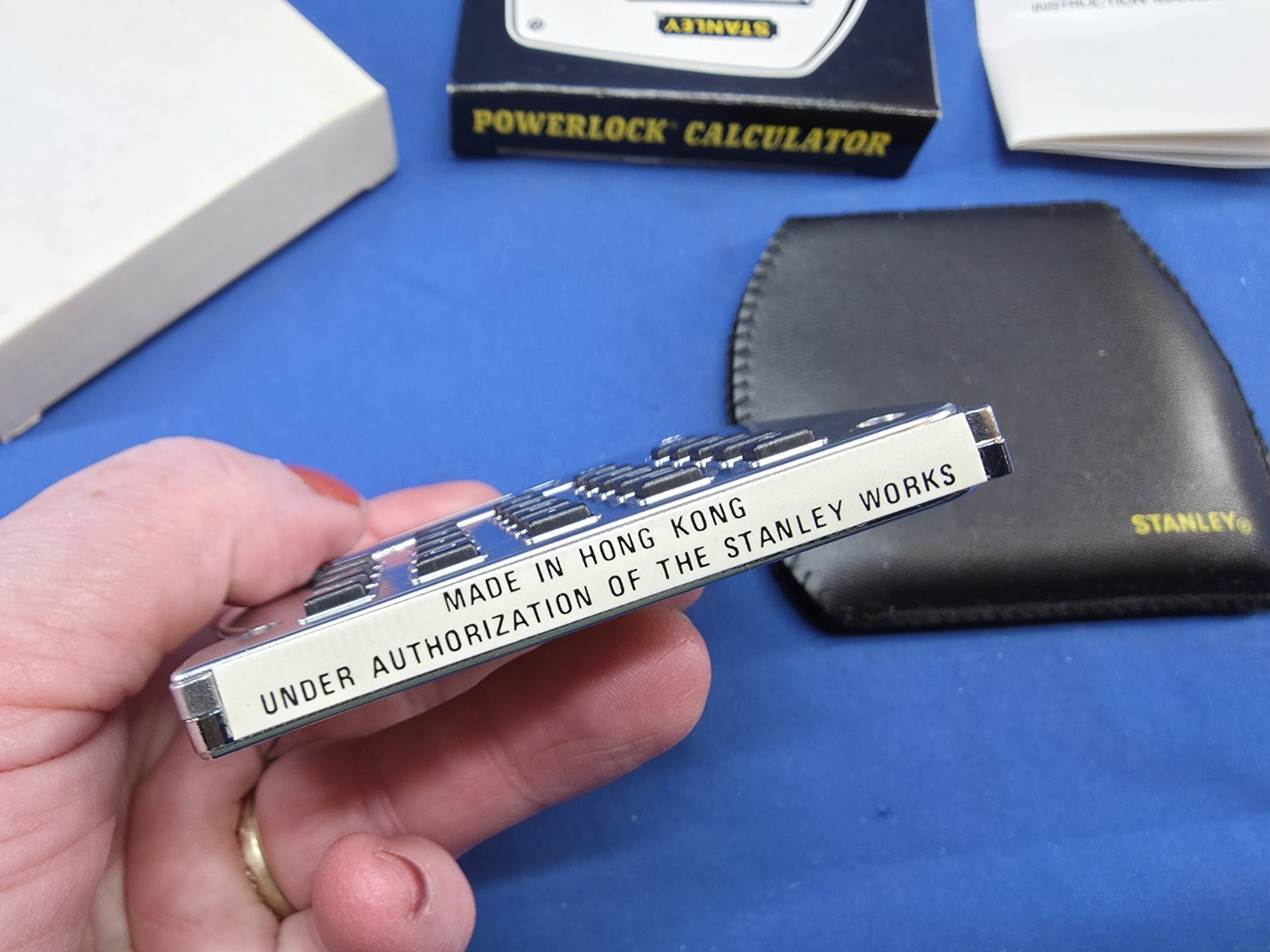 Vintage Stanley Powerlock Tape CALCULATOR Unused In the Box