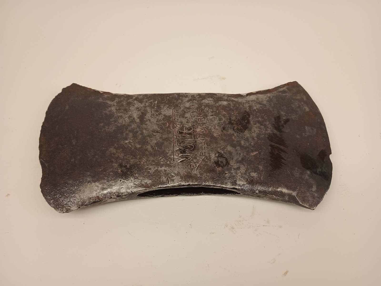 True Temper Kelly Works Vulcan Double Bit Axe Head Rough 3.5 Lb.