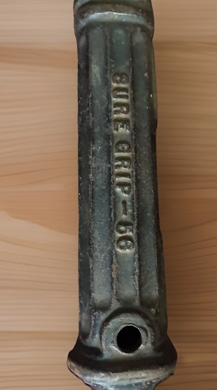 Vintage Sure Grip #56 Nail Puller Bridgeport Hardware M.F.G. Slide Hammer USA