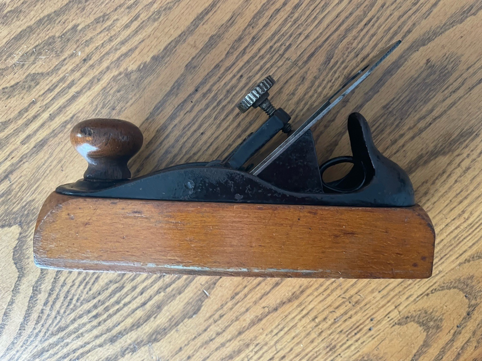 Vintage Stanley 8″ Early “Liberty Bell” Transitional Plane Collectible WW USA