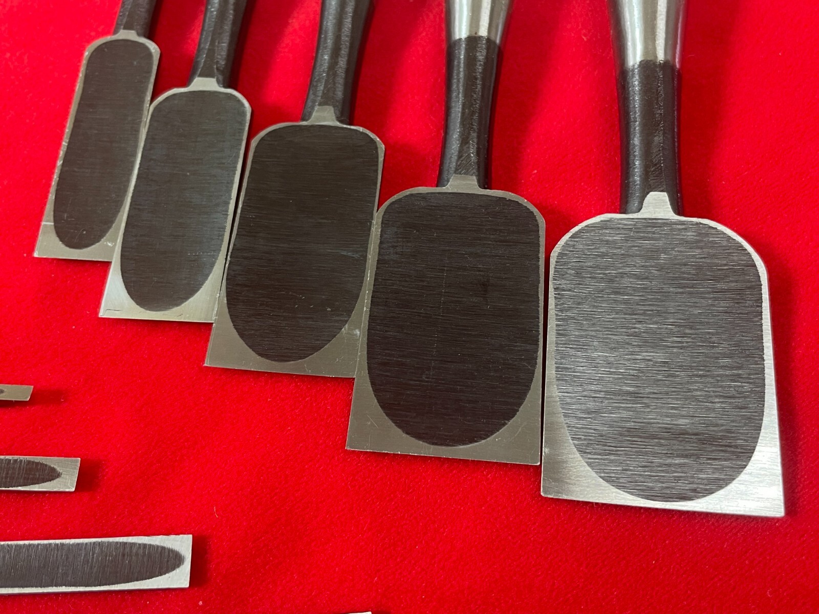 Japanese chisel Oire nomi bench chisel Musou-ken Set of 10 White Steel #2