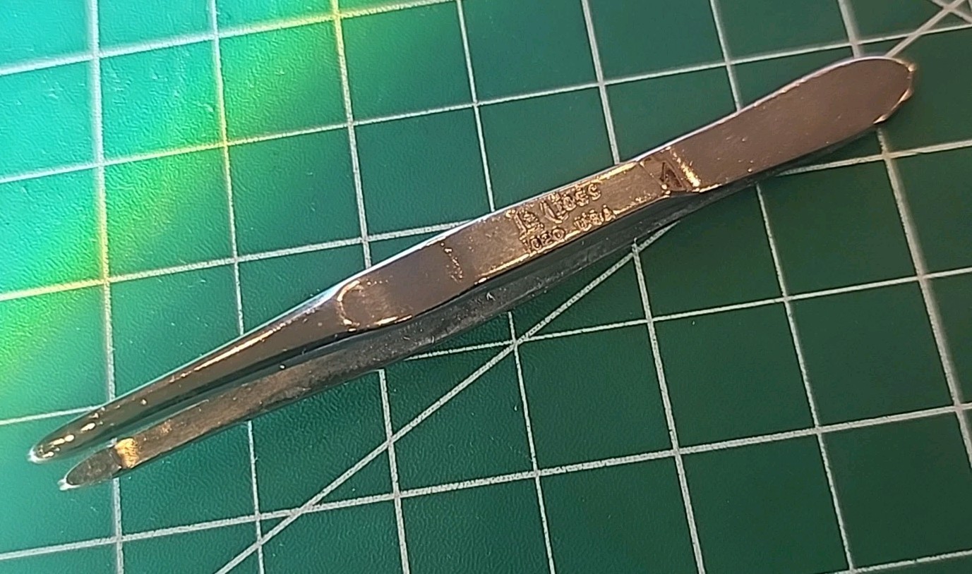 La Cross Tweezers #1020 USA 🇺🇲 3½” Pointed Tip Vintage – Sm
