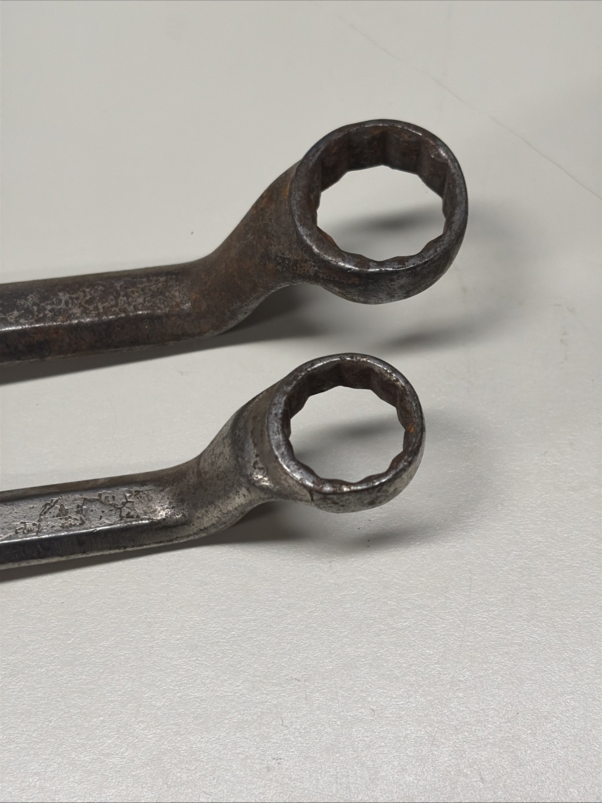 Pair Of Riverside Offset 12 Point Box End Wrenches 5/8” 11/16” 25/32” 3/4” #8C2