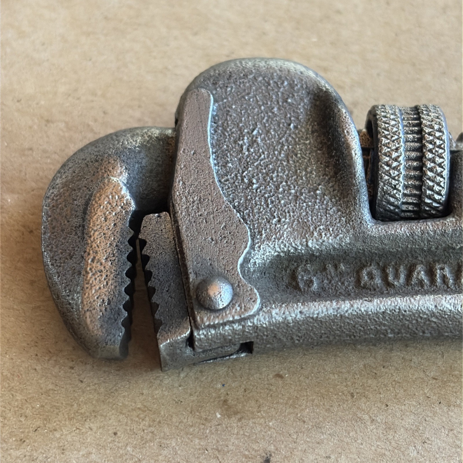 Vintage ERIE TOOL WORKS Pipemaster 6″ Pipe Wrench – 1/8″ – 3/4″ – USA