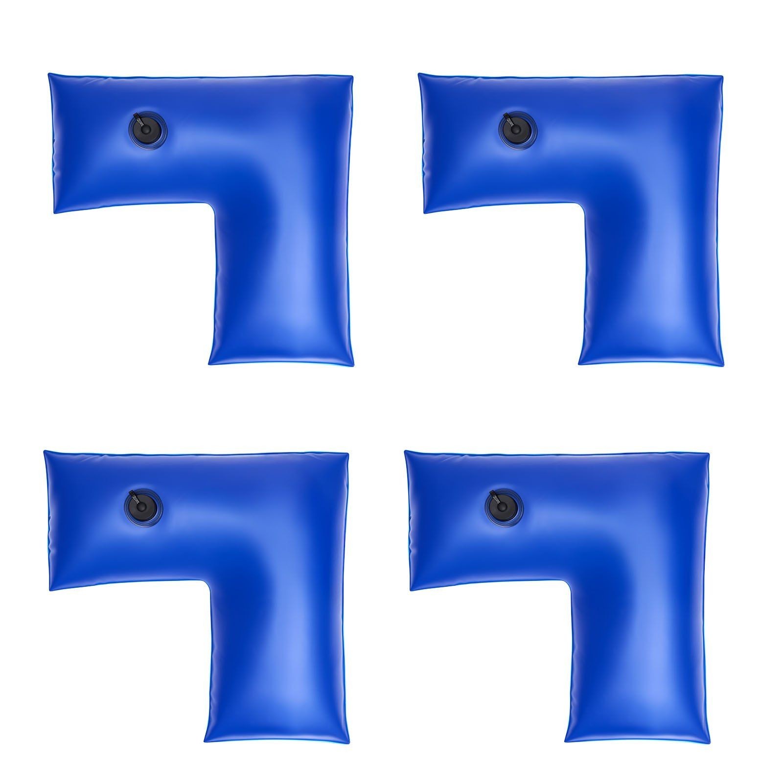 22.4×22.2in 4-Pack 0.4mm PVC Water Tubes & Cold-Resistant Weights