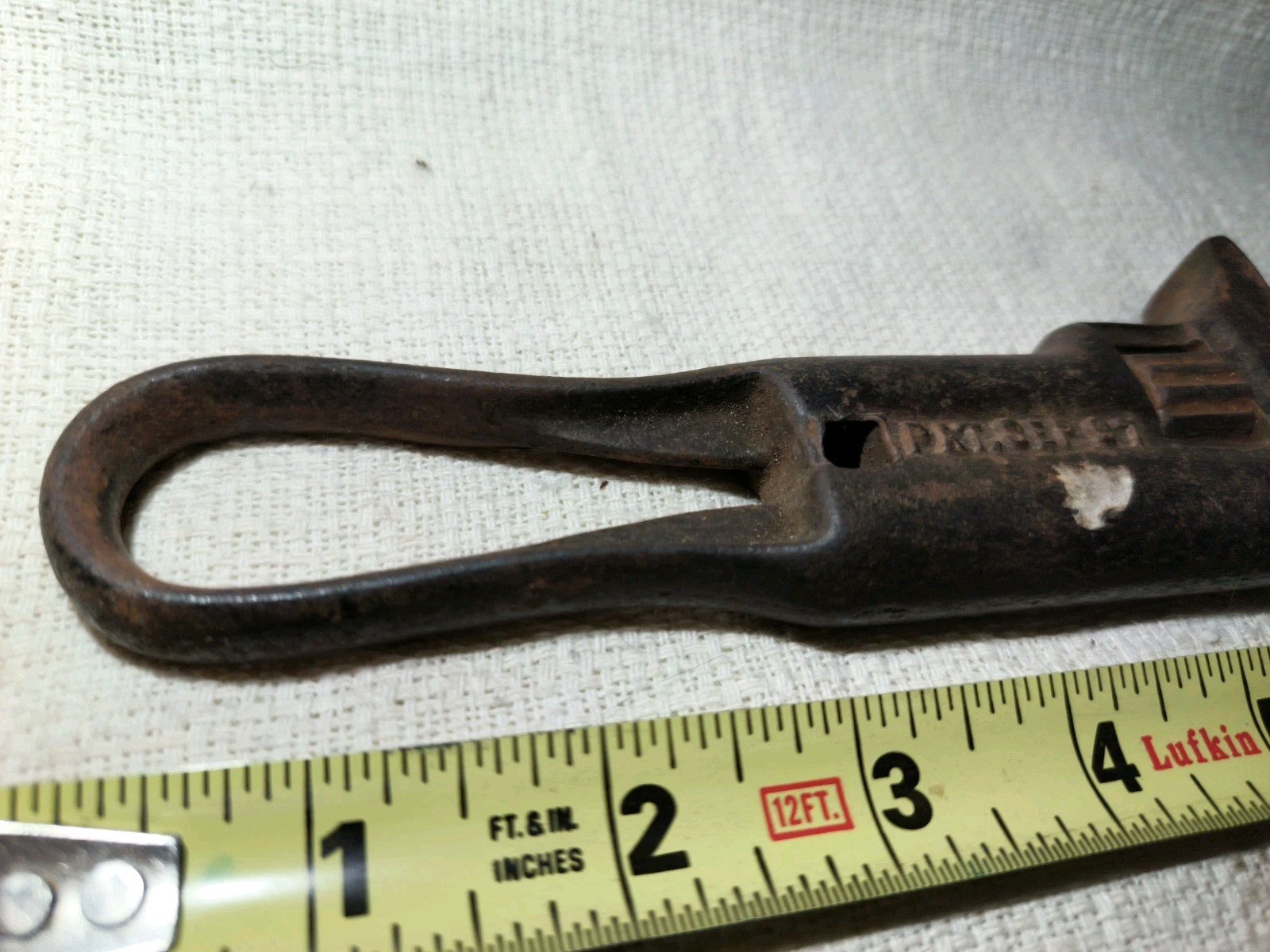 Antique McCormick Deering Adjustable Monkey Wrench 1897 Patent
