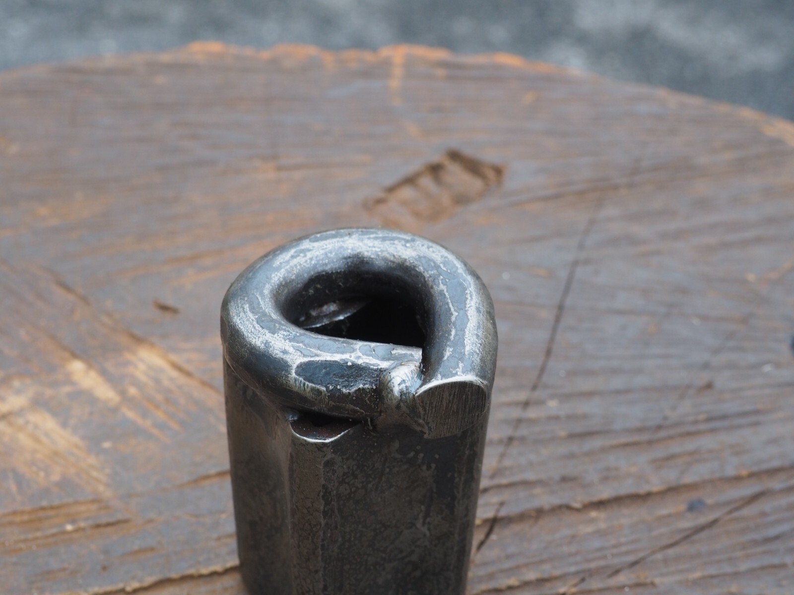 OVAL TEARDROP BLACKSMITH HOOK HANDLE FORMING TINSMITH STAKE HARDY ANVIL FORGING