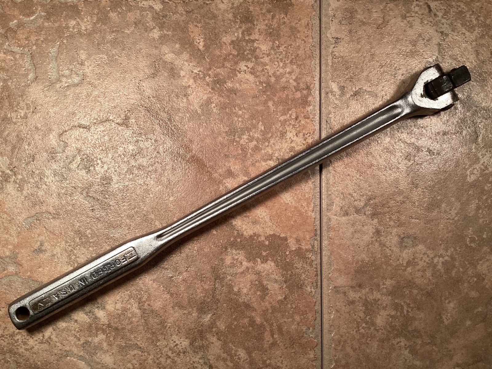 Vintage Craftsman Breaker Bar SAE 1/2″ Drive 15″ Length Satin USA