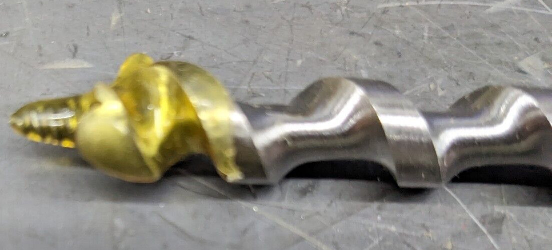 7/16″ Long Solid Center Auger Bit 65T Series Brace Shank Irwin 47707 NEW USA