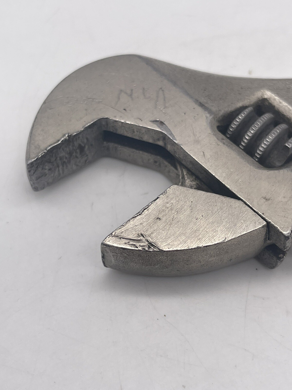 Vintage Diamond Calk & Horseshoe Co. 8″ Think Head Adjustable Wrench Tool USA