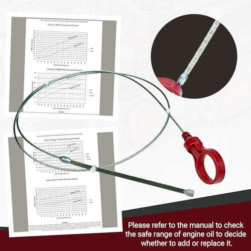 Transmission Fluid Oil Dipstick for Chrysler Jeep Dodge Fluid Level Dipstick