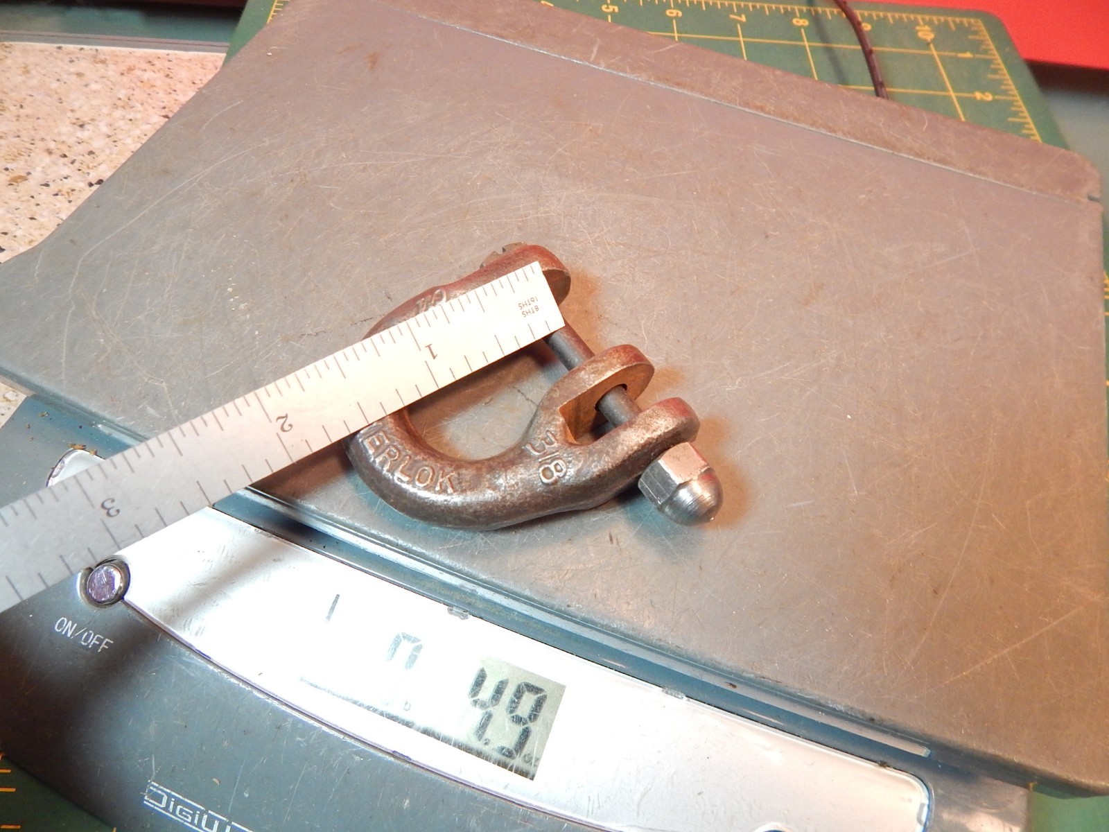 Vintage Antique? Hammerlok “CM” Co. 3/8″ Cast Steel Specialty Clamp, U-Bolt