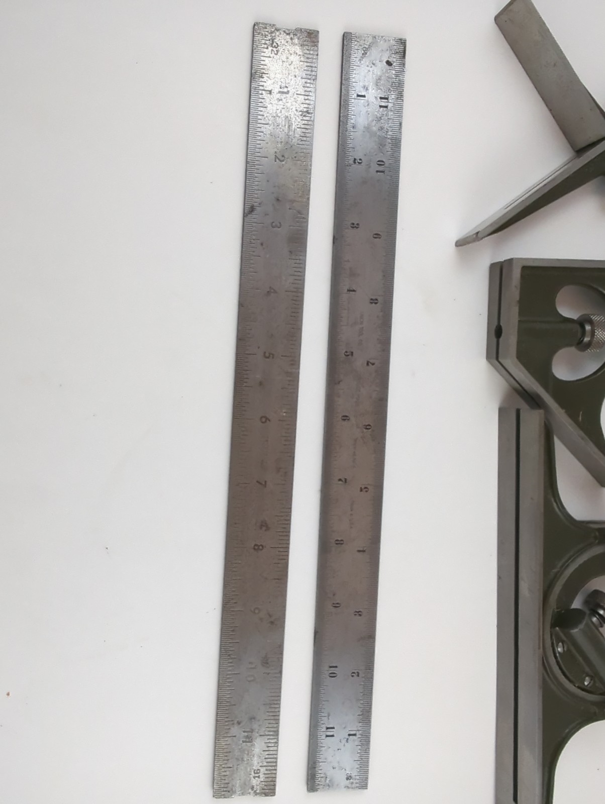 4 Pc Combination Square Set Craftsman 12” Blade Hardened Square Protractor CNTR