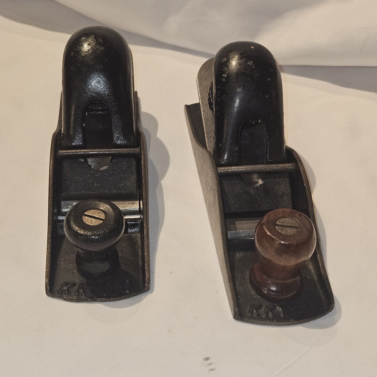 Pair Of Vtg Keen Kutter Block Planes, #KK110, #KK120 Both With Orig Blades PICS