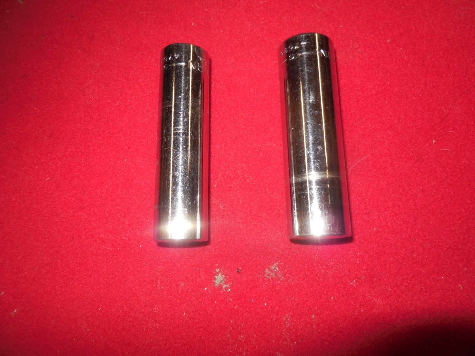 Vintage Craftsman 1/2 inch drive deep standard sockets Made is USA 5/8″ 11/16″