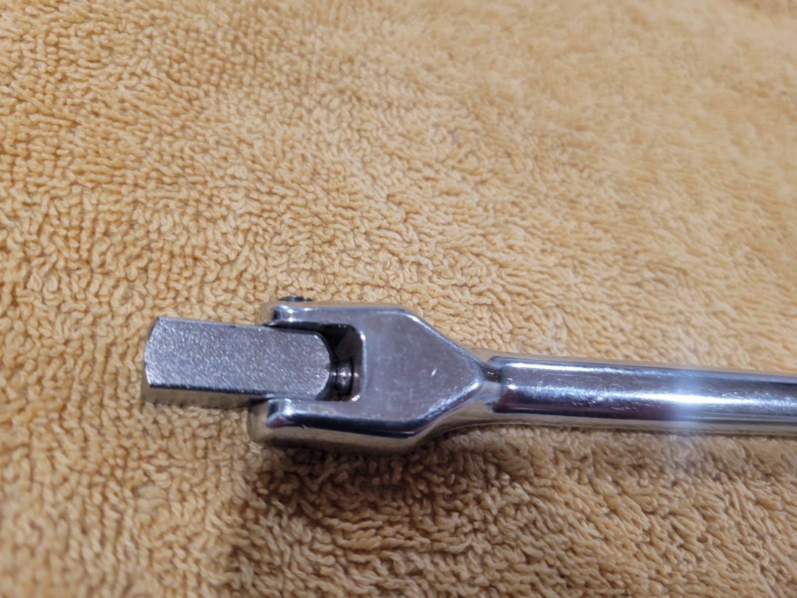 VTG.INDESTRO SUPER 3/8 DRIVE BREAKER BAR #2781 KNURLED HANDLE GREAT CONDITION