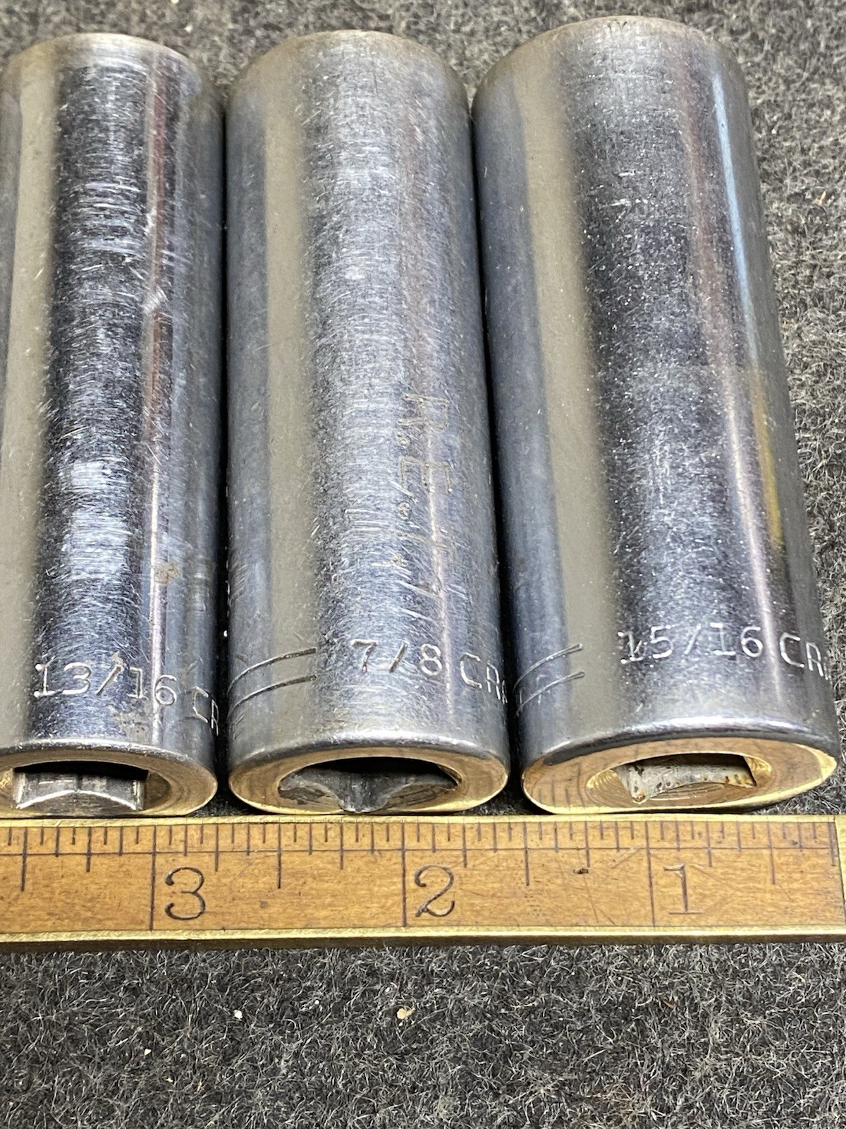 Vintage Craftsman 1/2” Dr Deep Socket Set 8 Pc USA E
