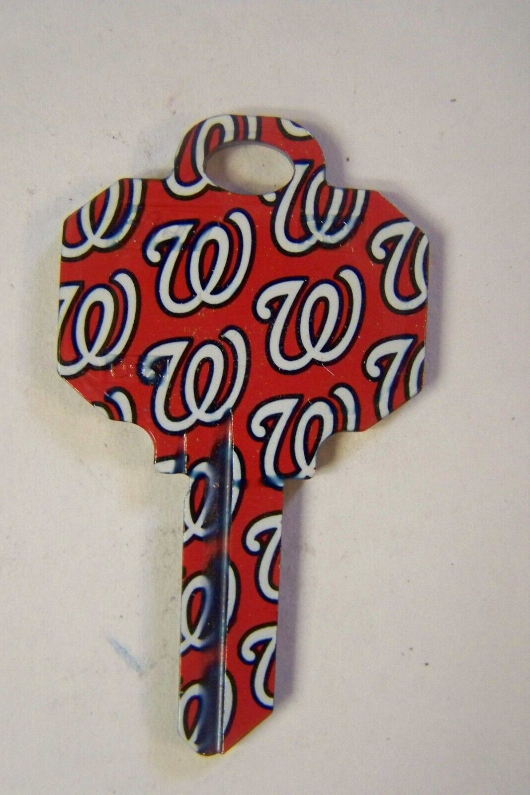 Washington Nationals Schlage SC1 house key blank