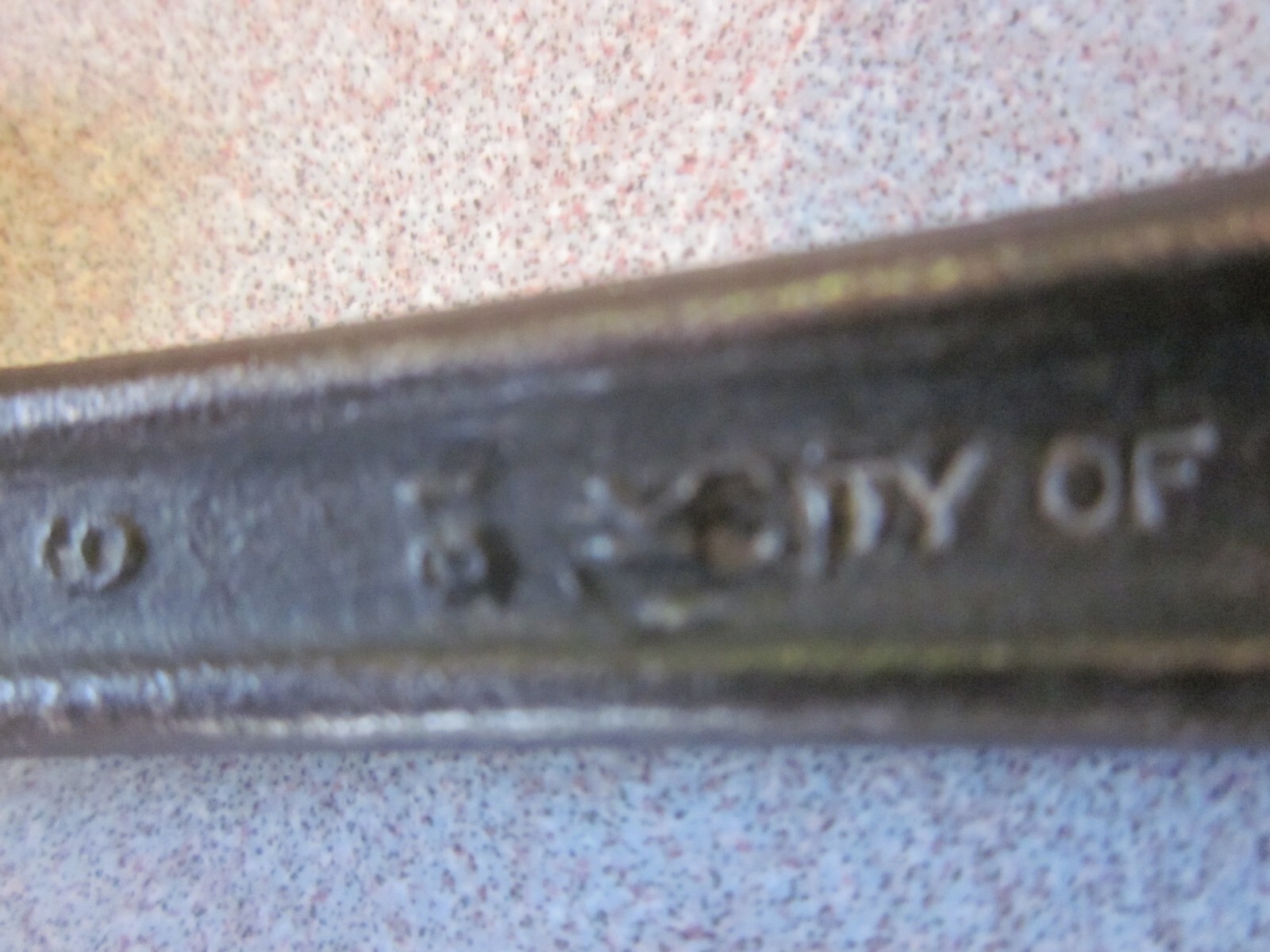 VINTAGE WALCO WRENCH CITY OF NEW YORK TOOL TRANSIT SUBWAY POLICE FIRE DEPARTMENT