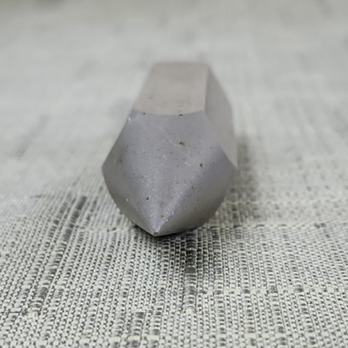 Vintage Silver Tone Metal Plumb Bob Weight (11.9 oz) w/Screw Cap Holder