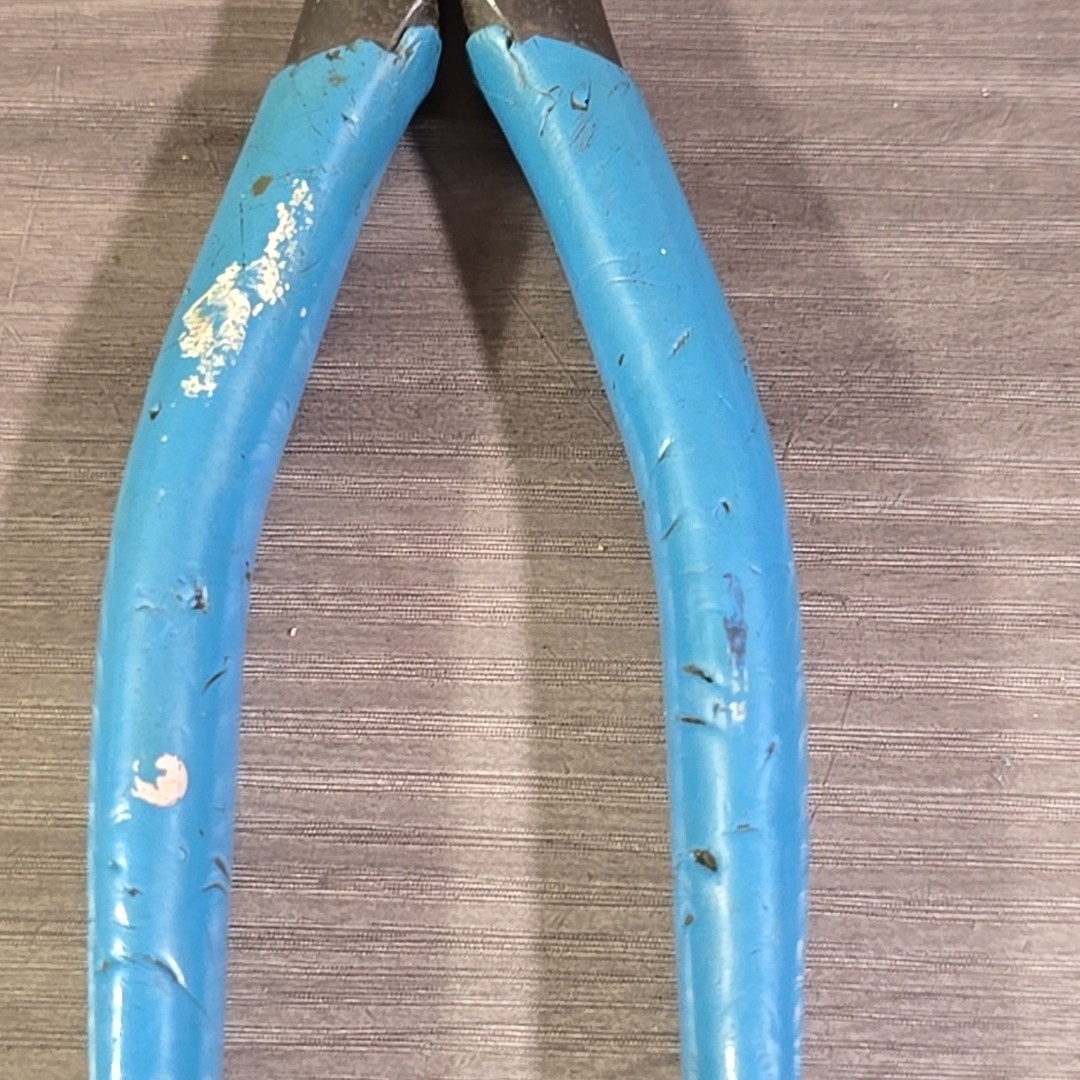 Channellock 347 Lineman Pliers Meadville PA USA Rubber Handles Vintage
