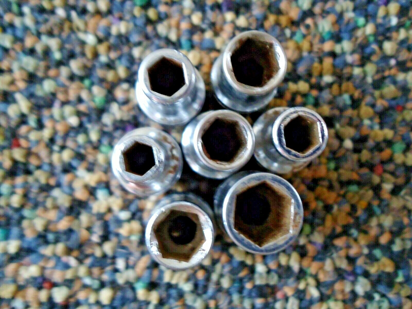 Vtg S-K 1/4″ Mixed 16 Piece Lot Includes # 40970 Ratchet And Various 1/4″ Socket